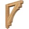Ekena Millwork Merced Arts & Crafts Rough Sawn Bracket, Western Red Cedar, 4"W x 30"D x 34"H BKT04X30X34MRC03RWR - alternate 1